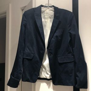 Banana Republic Stretch classic navy blazer